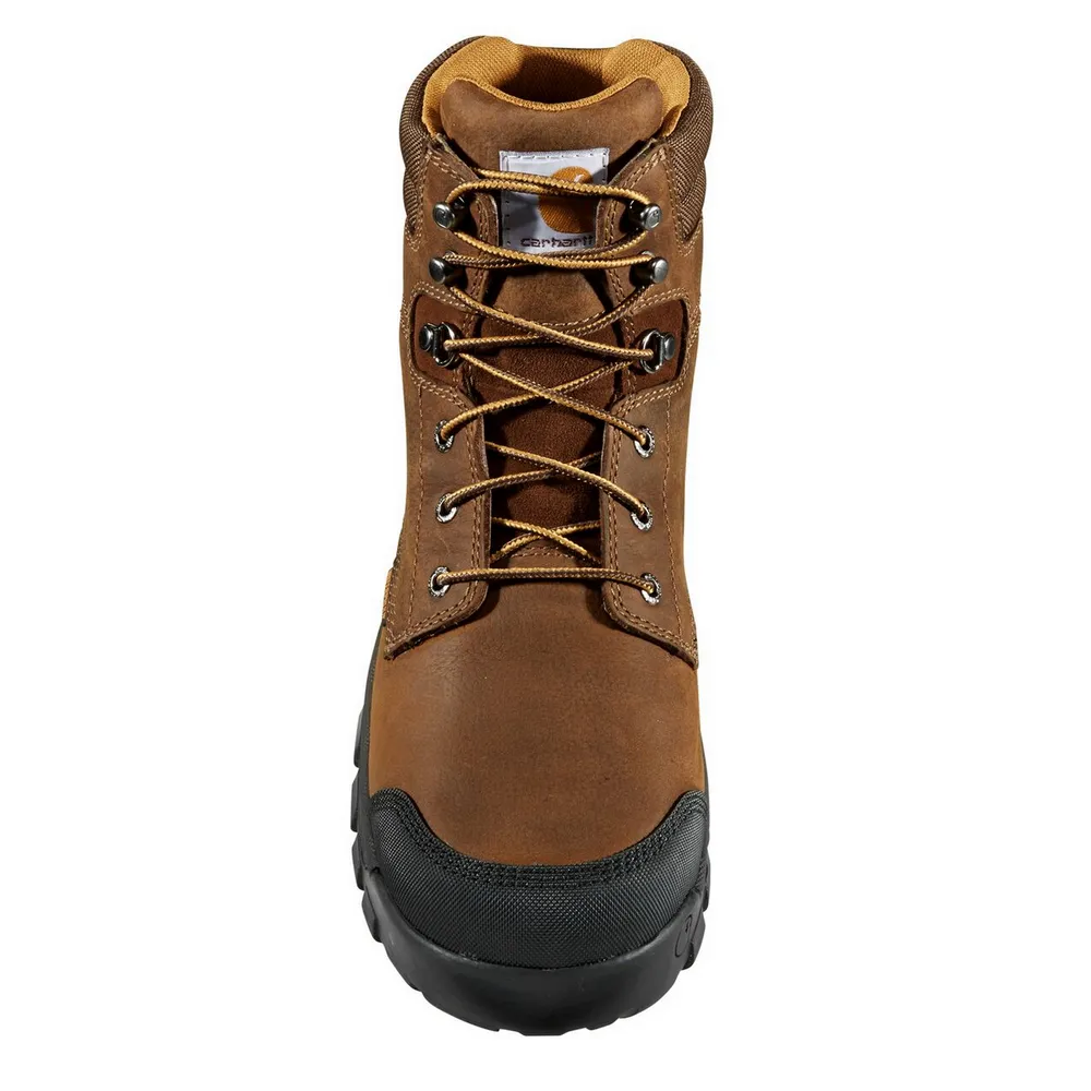 6-INCH INTERNAL MET GUARD COMPOSITE TOE WORK BOOT - DKBRN-Dk Brown Oil Tanned | Carhartt CMF6720