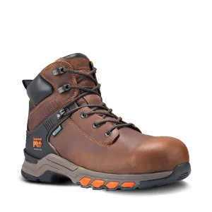6IN. HYPERCHARGE COMPOSITE SAFETY TOE WATERPROOF BOOT - 214-Brown | Timberland PRO TB0A1Q54