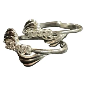 925 Sterling Silver CZ Toe-rings - Design #08