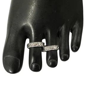 925 Sterling Silver Oxidized Toe-rings - Design #04