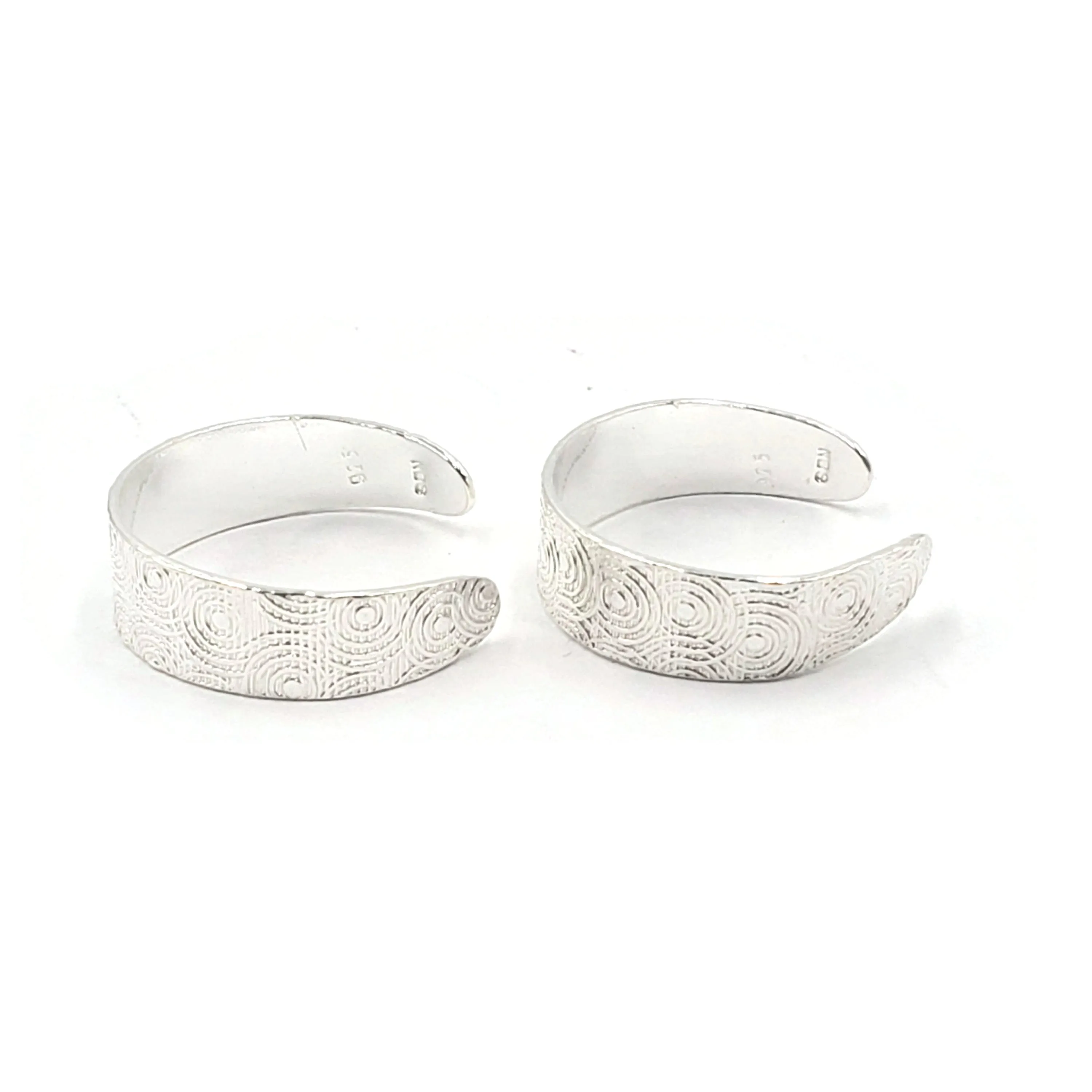 925 Sterling Silver Toe-rings - Design #04