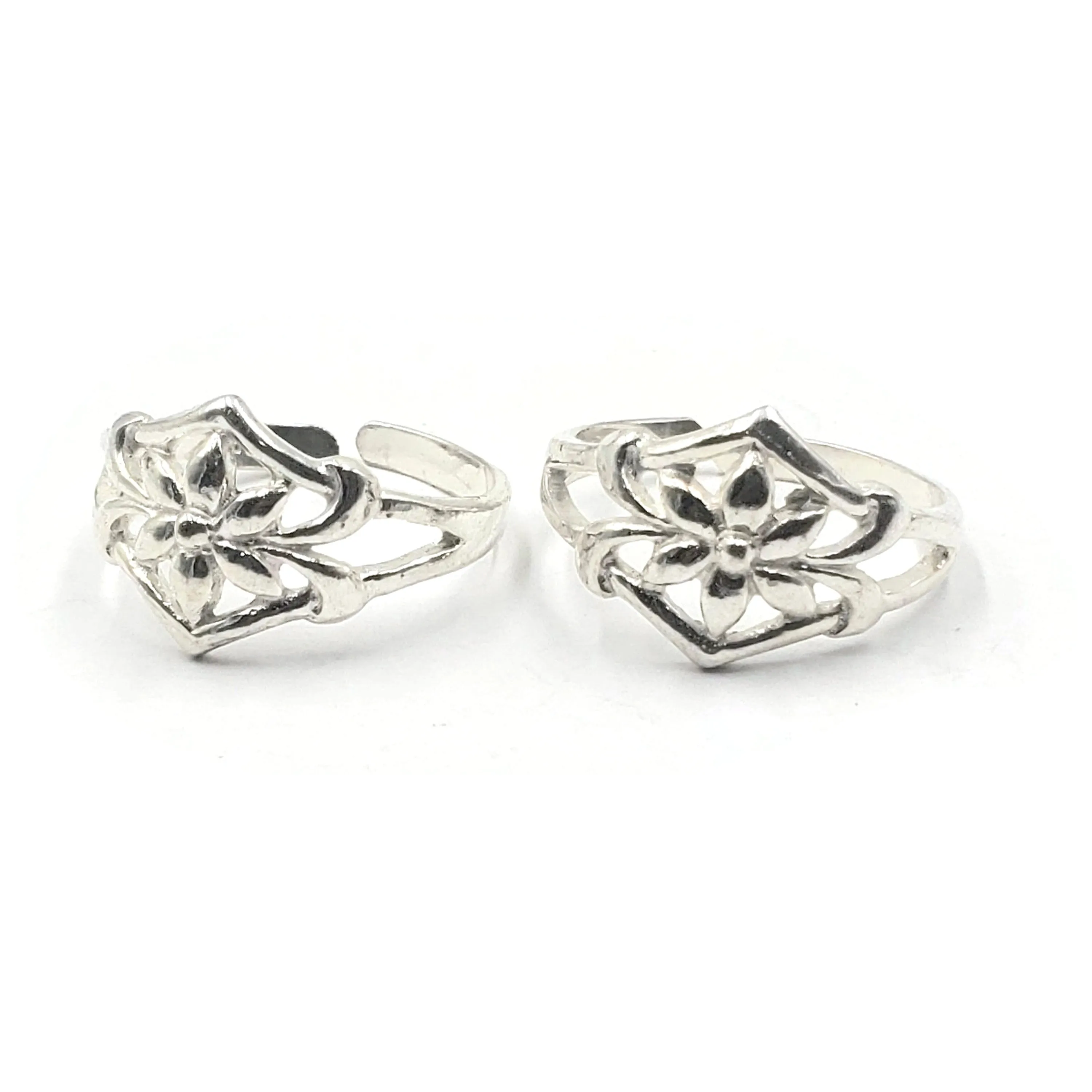 925 Sterling Silver Toe-rings - Design #07