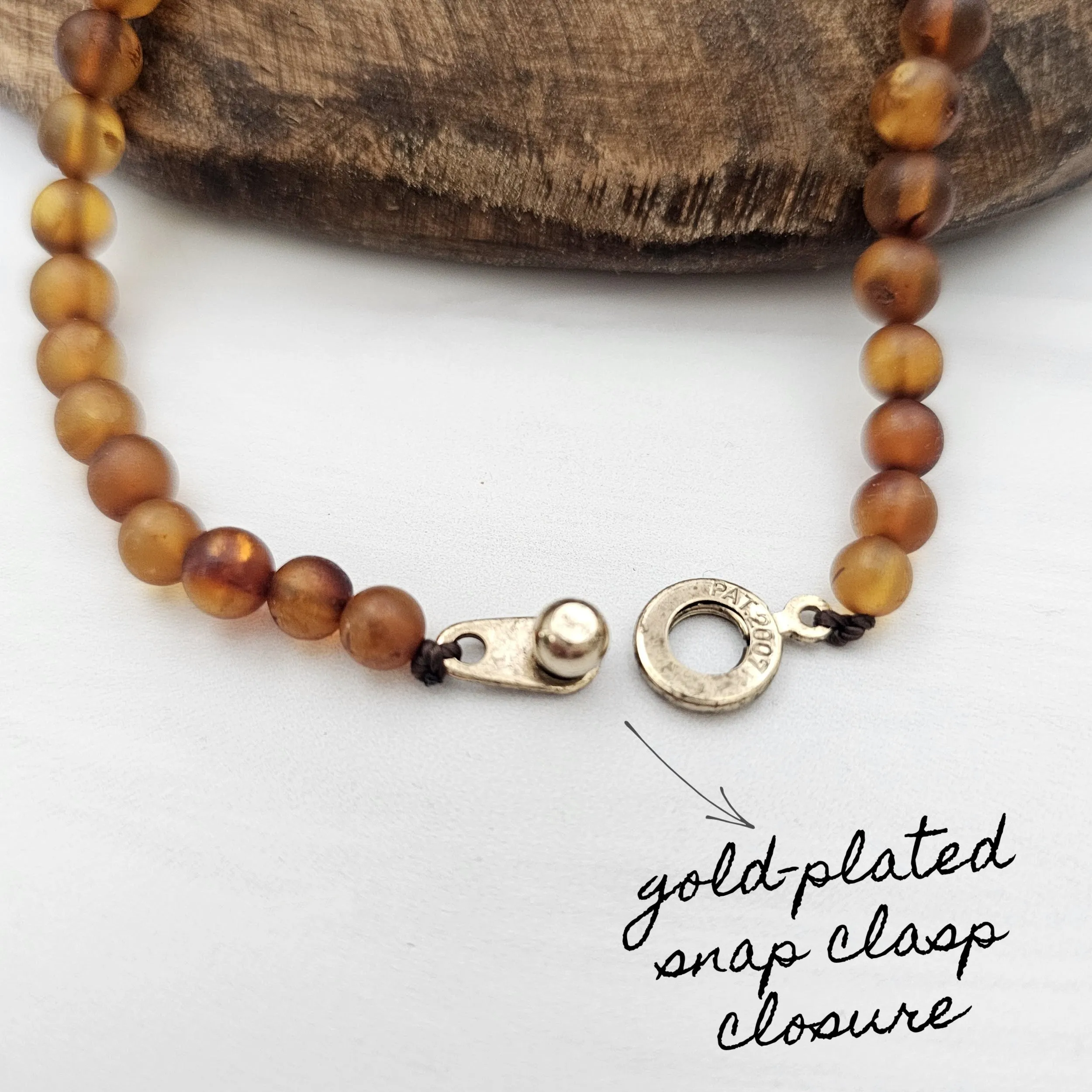 Adults | Lapis Lazuli   Cognac Amber Necklace
