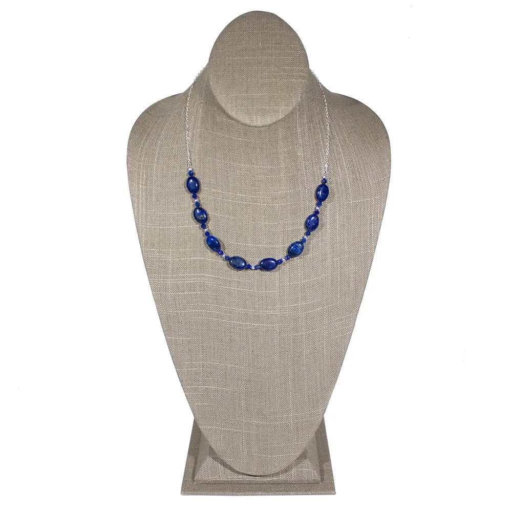 Best Lapis Lazuli Sterling Silver U Necklace - Mid Length