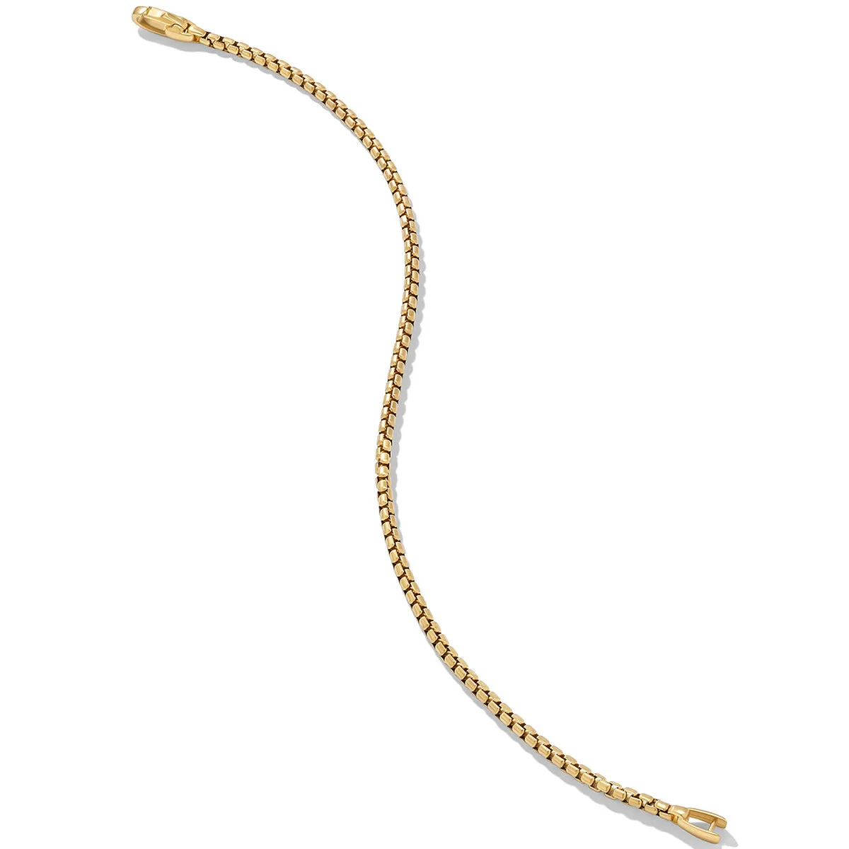 Box Chain Bracelet in 18K Yellow Gold
