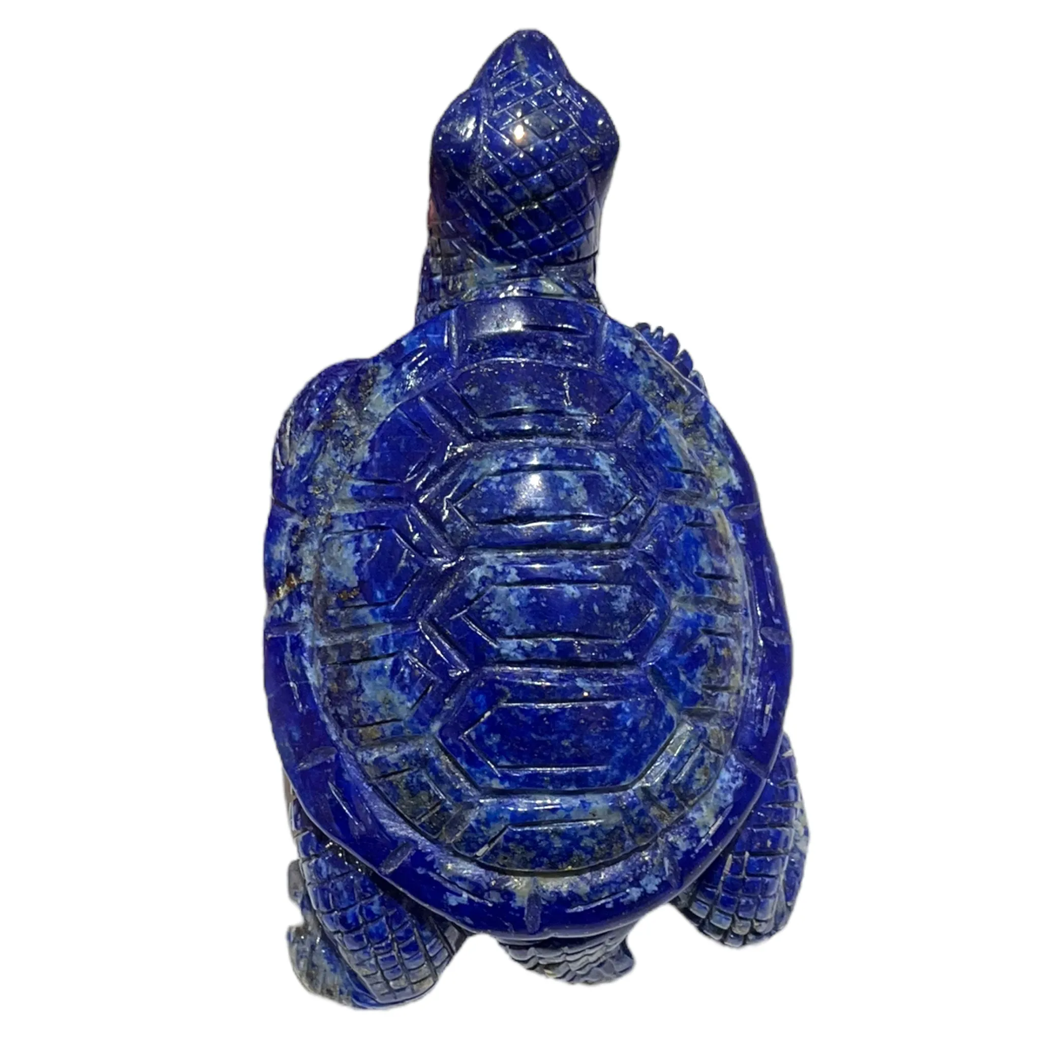 Figurine Tortue en Lapis-lazuli pièce unique numéro TL2