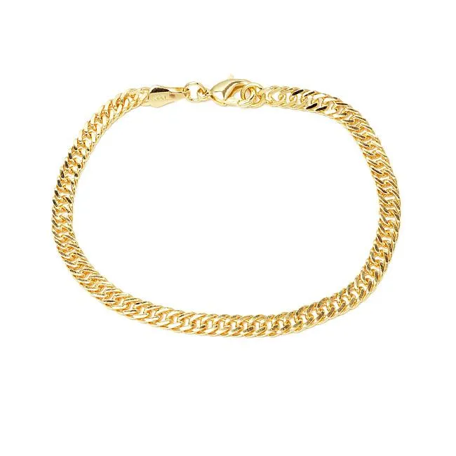 Gold Filled Linked Chain Bracelet