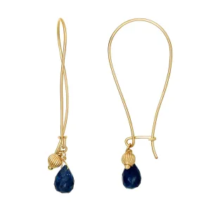 Gold Filled Wavy Hoop Earrings