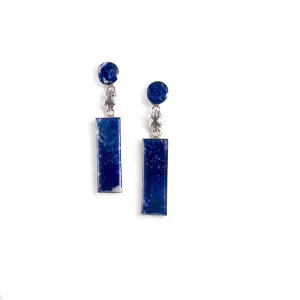 Lapis Lazuli Earrings Nuna | Exclusive Handmade Jewelry | Crafted in Santiago
