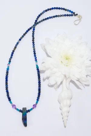 Necklace Australian Opal Wind Rock
