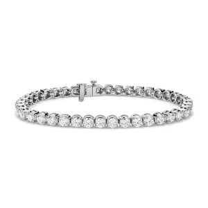 Sumptuous Round Diamond 14K White Gold Tennis Bracelet