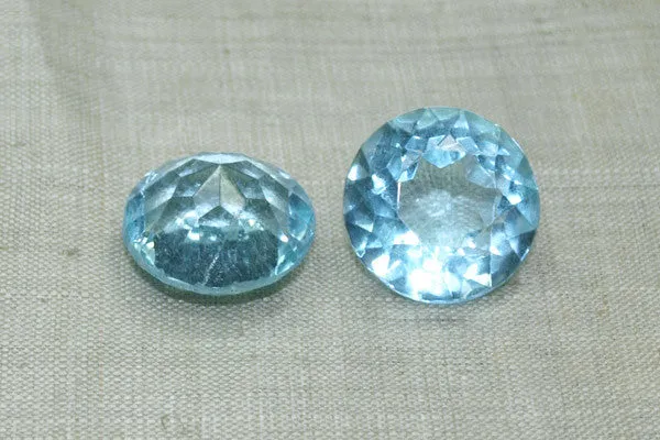 Vintage Cab: Light Aqua Diamond Cut